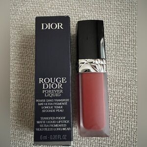 DIOR Rouge Forever Liquid Transfer-Proof Lipstick Forever Famous 626 $47 New Box